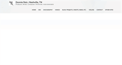 Desktop Screenshot of donniereis.com